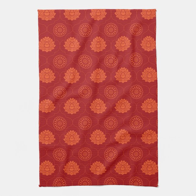 Linge De Cuisine Motif indien (Vertical)