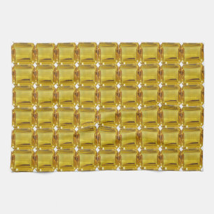 Linge De Cuisine Motif jaune