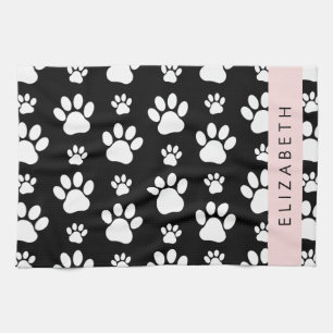 Linge De Cuisine Motif mâle, Patrouilles de chien, Noir et Blanc, V
