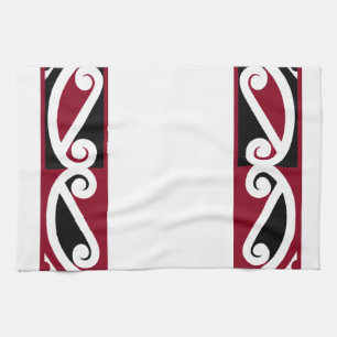 Linge De Cuisine Motif maori Koru