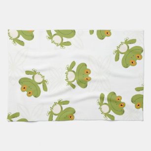 Linge De Cuisine Motif mignon de grenouille verte