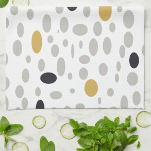 Linge De Cuisine Motif moderne de points de doodle sans couture