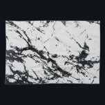 Linge De Cuisine Motif moderne unique en marbre noir blanc marbré p<br><div class="desc">Cette motif en marbre moderne et unique conviendra parfaitement à une personne à la fois branchée et élégante. Il est doté d'une pierre en marbre noir aux veines blanches. C'est élégant, contemporain et tendance. ***REMARQUE IMPORTANTE DE CONCEPTION : Pour toute demande de conception personnalisée, comme les demandes de produit assorties,...</div>