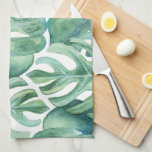 Linge De Cuisine Motif Monstera<br><div class="desc">Ajoutez une touche d'élégance tropicale à votre cuisine avec cette superbe serviette motif en feuille de monstère, mettant en vedette l'art unique de Victoria Grigaliunas de Do Tell A Belle. Cette serviette à vaisselle magnifiquement conçue met en valeur des feuilles de la monstère verte vibrante contre un arrière - plan...</div>
