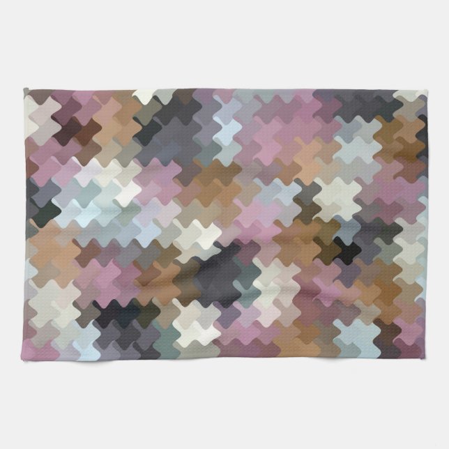 Linge De Cuisine Motif multicolore (Horizontal)
