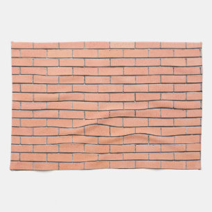 Linge De Cuisine Motif mur en brique