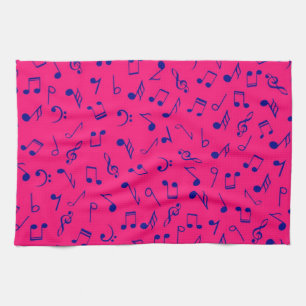 Linge De Cuisine Motif musical