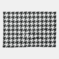 Motif noir blanc de Houndstooth