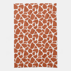 Linge De Cuisine Motif orange-foncé de girafe