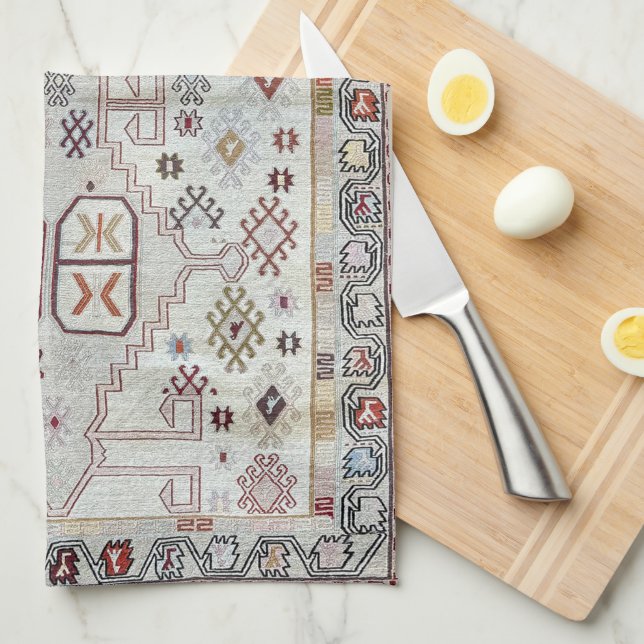 Linge De Cuisine Motif persan oriental (Quart Plié)