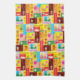 Linge De Cuisine Motif Petit Déjeuner Fantaisiste