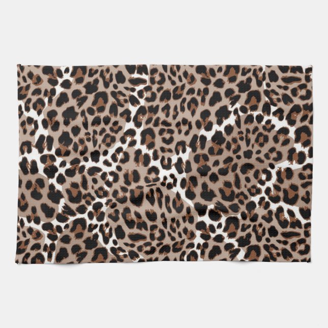 Linge De Cuisine motif poster de animal (Horizontal)