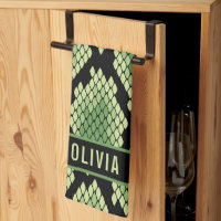 Motif Poster de animal de serpent de nom personnal