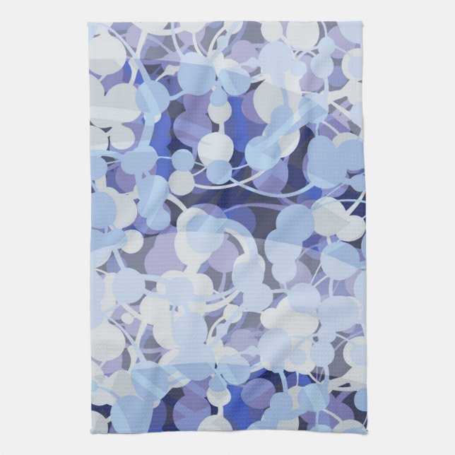 Linge De Cuisine Motif pourpre de microbe (Vertical)