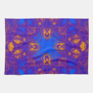 Linge De Cuisine Motif psychédélique violet