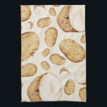Linge De Cuisine Motif pud de pomme de terre<br><div class="desc">Le chic coin cuisine dispose d'un motif d'illustration de pomme de terre amusant et fantaisiste. Un ajout élégant et amusant à votre collection de serviettes de cuisine, cadeau maison moderne réfléchi pour le cuisinier dans votre vie, ou cadeau de cuisine élégant pour toute occasion. Conçu comme un modèle, vous pouvez...</div>