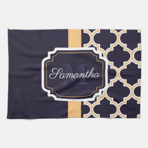 Linge De Cuisine Motif Quatrefoil