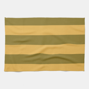 Linge De Cuisine Motif rayé Dijon et Zeste