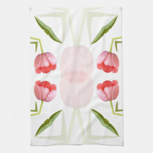 Linge De Cuisine Motif rose de kaléidoscope de tulipe