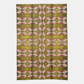Linge De Cuisine Motif Sea Shell, Or