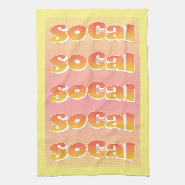 Linge De Cuisine Motif SoCal (Vertical)