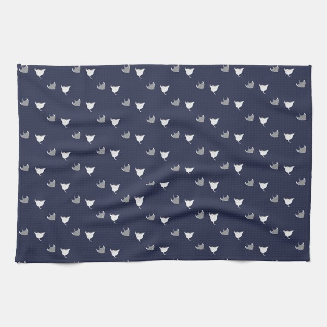 Linge De Cuisine Motif Stingray (Horizontal)