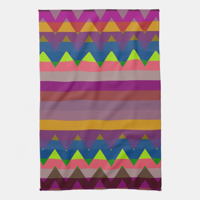 Linge De Cuisine Motif tendance Chevron Stripes #6 (Vertical)