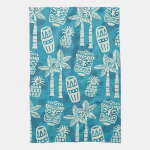 Linge De Cuisine Motif Tiki moderne du milieu du siècle rétro