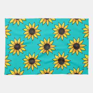 Linge De Cuisine Motif tournesol 4