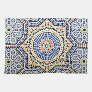 Linge De Cuisine Motif traditionnel de tuile d'Azulejo de Portugais