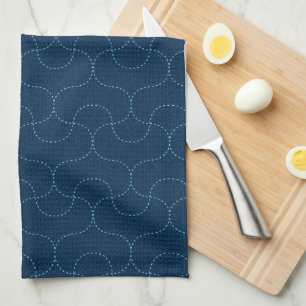 Linge De Cuisine Motif traditionnel japonais Sashiko