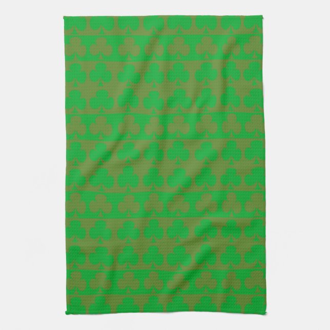 Linge De Cuisine Motif Trèfle (Vertical)