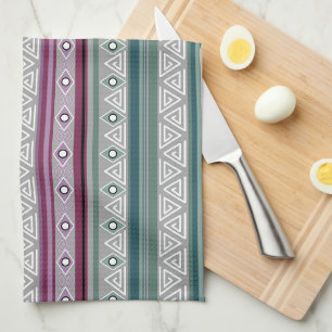 Linge De Cuisine motif tribal ethnique géométrique d'Amérindien