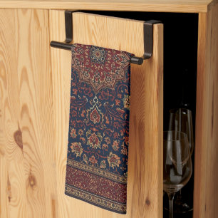 Linge De Cuisine Motif Turc Oriental Perse Antique Vintage 