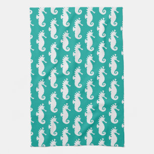 Linge De Cuisine Motif Turquoise 1