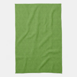 Linge De Cuisine Motif vert chanceux d'icônes