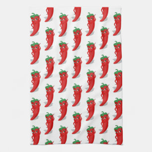 Linge De Cuisine Motif vertical Red Pepper Diva