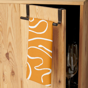 Linge De Cuisine Motif Vibre Abstraite
