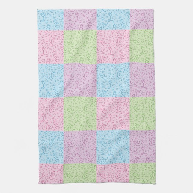 Linge De Cuisine motifs avec des serpents (Vertical)