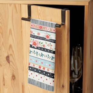 Linge De Cuisine Motifs chic dépareillés et démodés