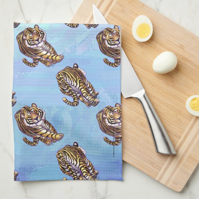 Linge De Cuisine Motifs de tigre (Quart Plié)