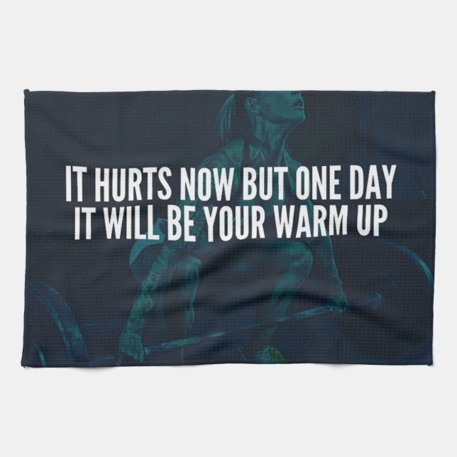 Linge De Cuisine Motivation de l'entraînement des femmes - Blessure (Horizontal)