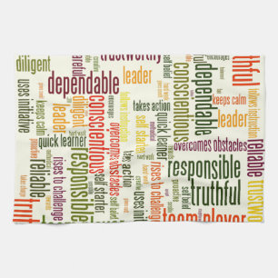 Linge De Cuisine Motivation Mots #4 valeurs positives