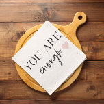 Linge De Cuisine Motivation Positive Vous Êtes Suffisamment Cité<br><div class="desc">Vous cherchez un rappel quotidien que vous êtes assez ? Ne cherchez plus ! Présentez nos produits de devis "Vous en êtes assez", conçus pour fournir une motivation positive et élever votre esprit quand vous en avez besoin. Avec ces produits inspirants, vous pouvez porter avec vous le message stimulant de l'acceptation...</div>
