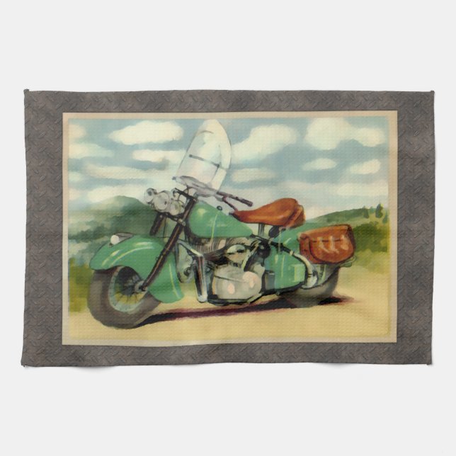 Linge De Cuisine Moto de cru d'aquarelle (Horizontal)