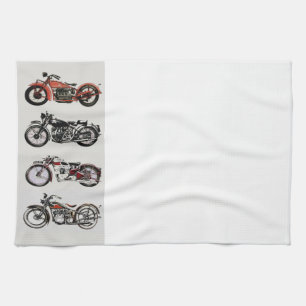 LINGE DE CUISINE MOTOS VINTAGES