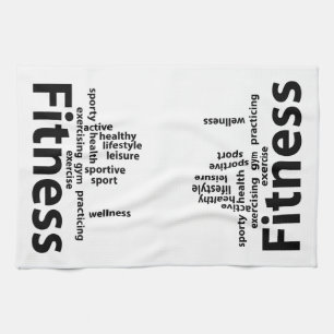 Linge De Cuisine Mots fitness