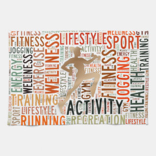 Linge De Cuisine Mots fitness