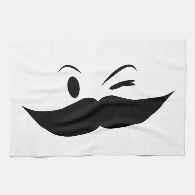 Linge De Cuisine Moustache Kinky (Horizontal)