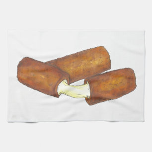 Linge De Cuisine Mozzarella Chaussettes au fromage Junk Food Servie